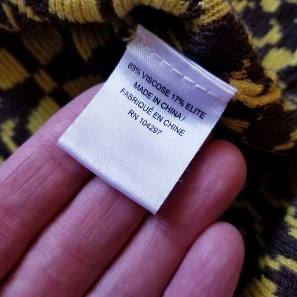 Milly of New York sweater dress geometric 70s mod - Picture 4 of 9